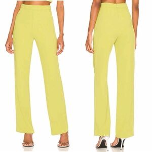 NBD Green Wide Leg Jumpsuit with Flowing Silhouette
